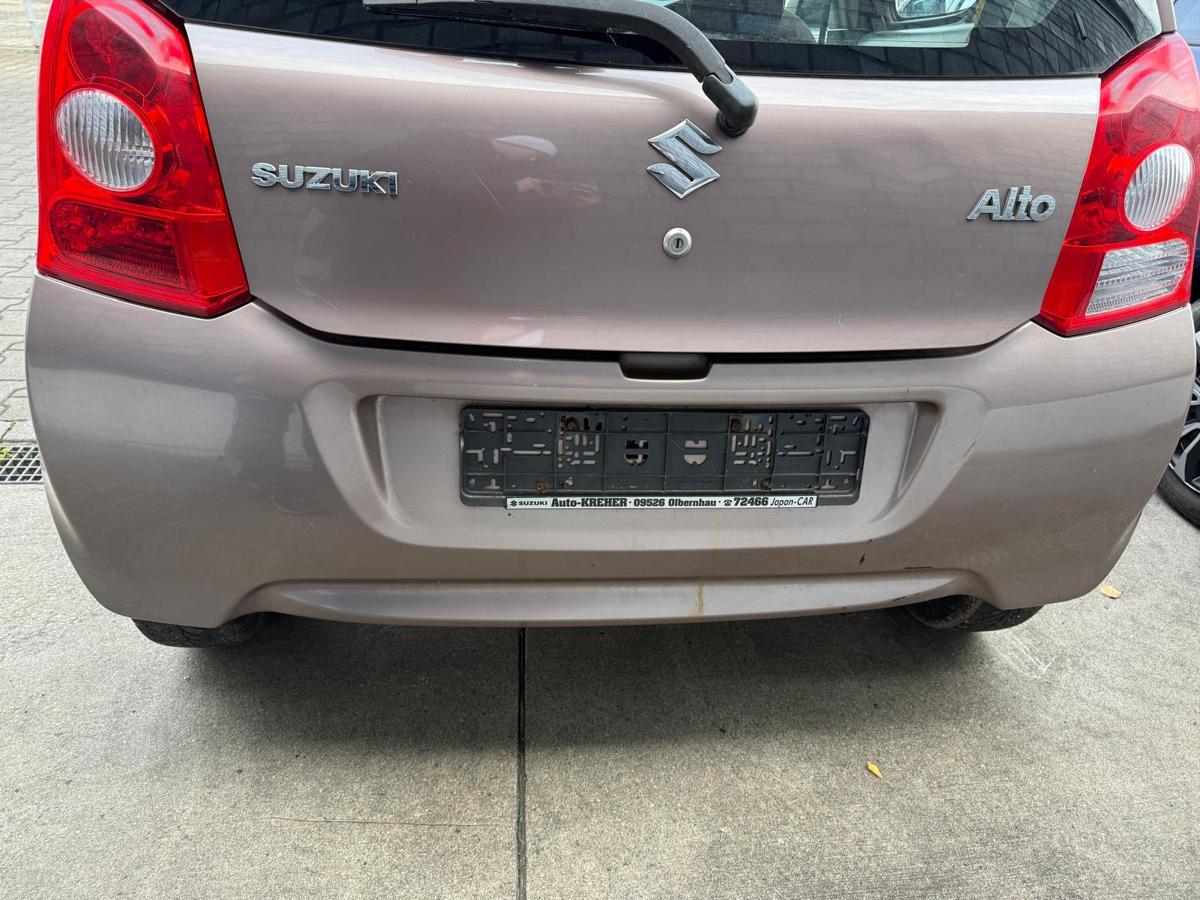 Suzuki Alto GF original Stoßstange Stoßfänger hinten ZKW Desert Brown BJ09